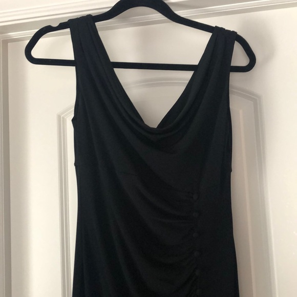 Black house white market black dress LBD - Picture 3 of 4